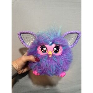 2023 - Hasbro - Furby - Blue Purple Plush Interactive Toy - Tested Working